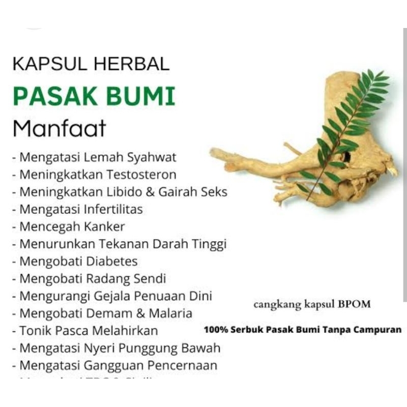 Meningkatkan Libido dan Gairah Untuk Wanita/Laki-Laki, Kapsul Pasak Bumi