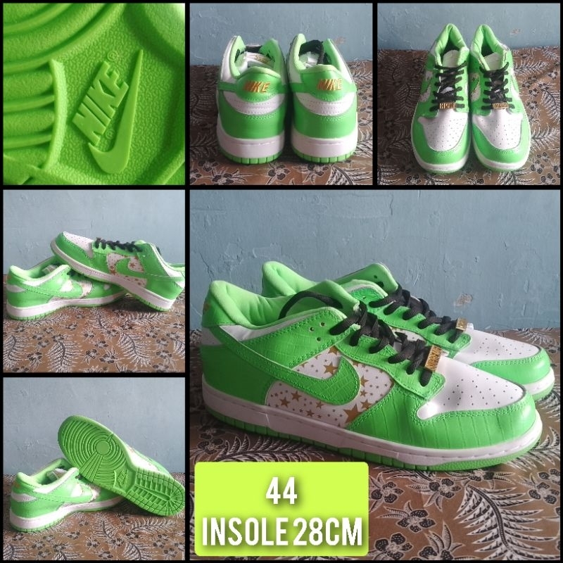 Nike SB Dunk Low Supreme Mean Green Second