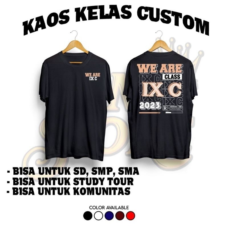 Kaos Kelas Custom
