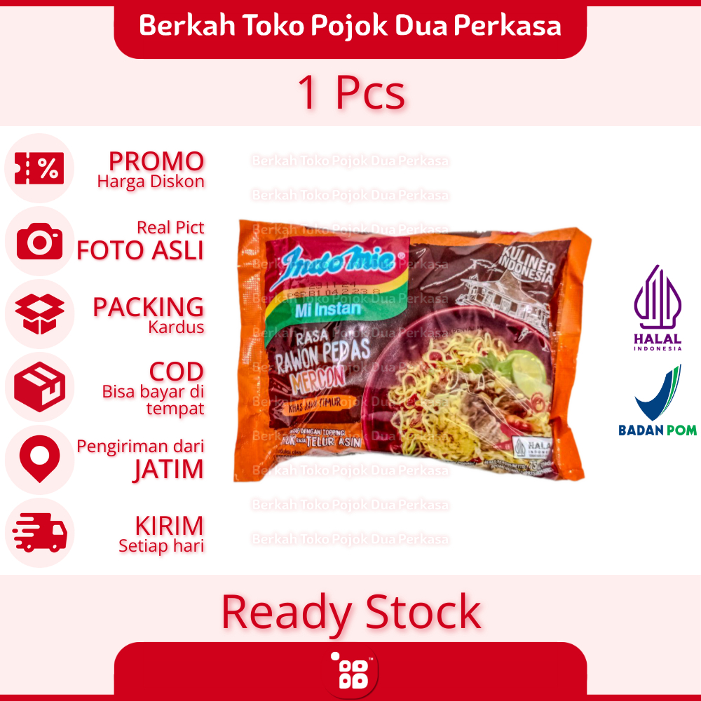 

Indomie Rasa Rawon Pedas Mercon Mie Instant Mie Kering [JATIM]