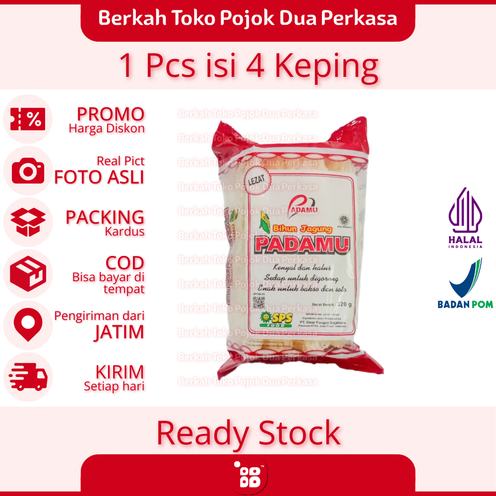 

Padamu Merah Bihun Jagung Lezat 320 g isi 4 Keping [JATIM]