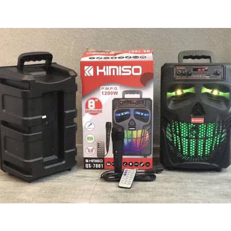 Sale termurah Speaker Bluetooth KIMISO 8INCH QS781 mic dan Remot