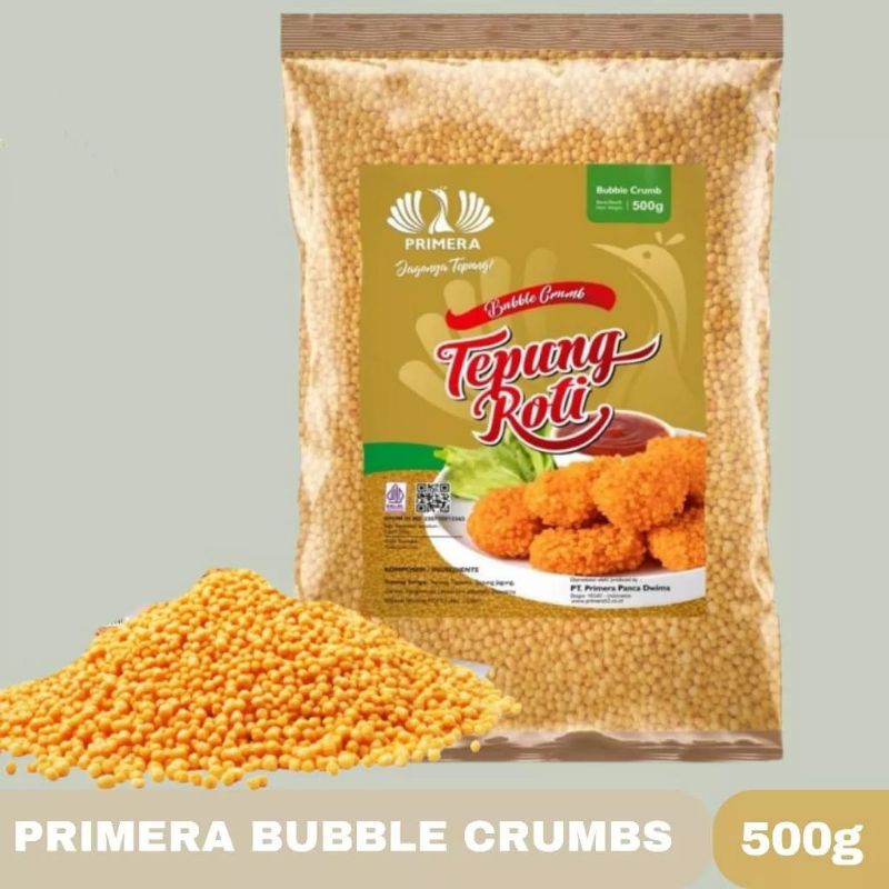 

Primera Bubble Crumb / Tepung Roti Bulat / Kemasan 500Gr