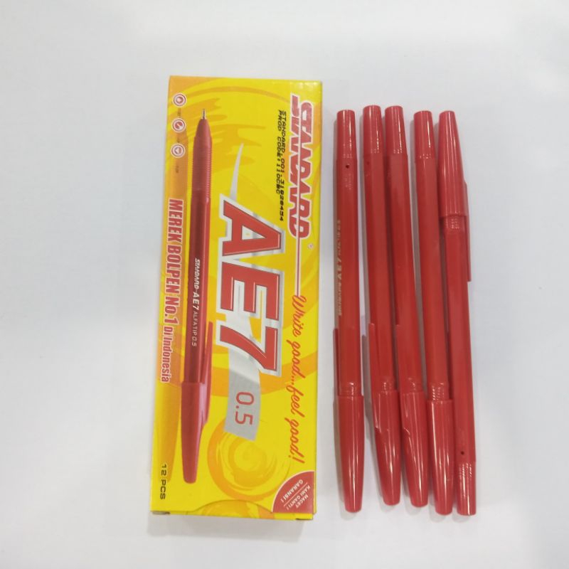 

Bolpen, Bolpoin standar AE7 merah