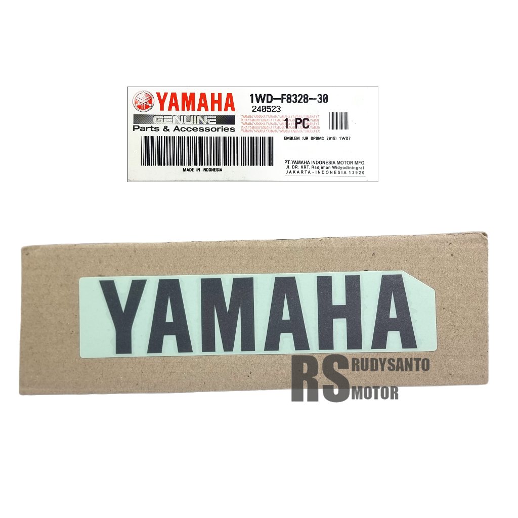 EMBLEM STIKER STICKER UR DPBMC R 25 R25 ORIGINAL YGP 1WD-F8328-30