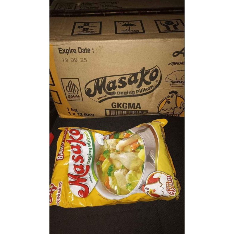 

MASAKO Rasa AYAM 1Kg 12pcs
