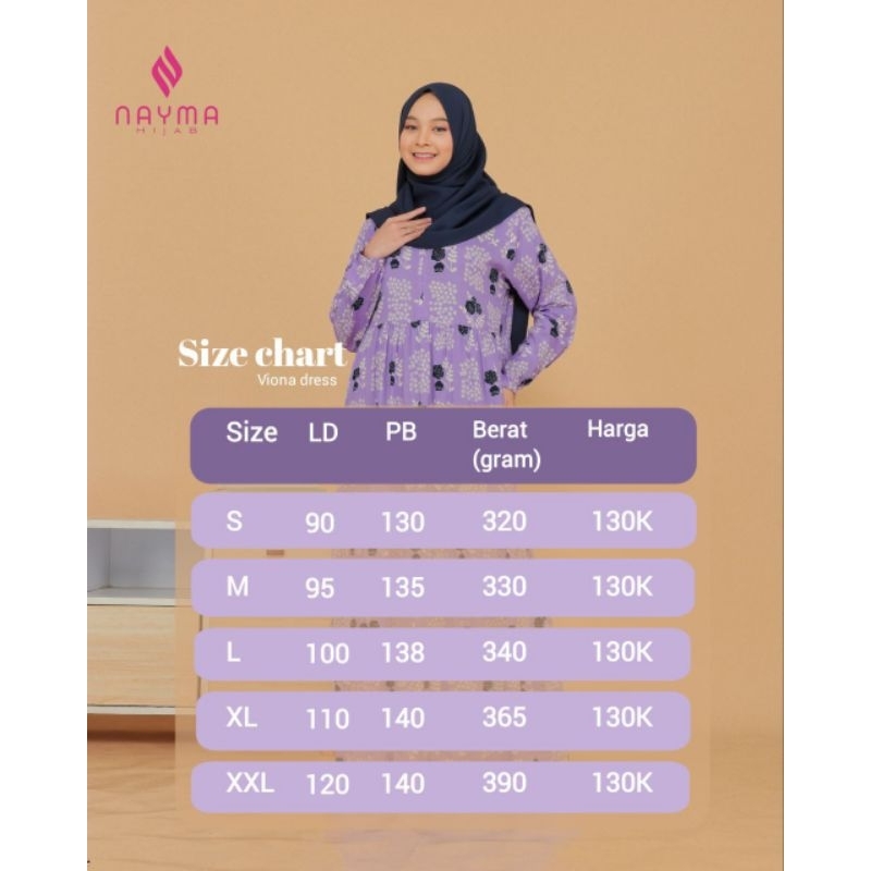 GAMIS VIONA BAHAN RAYON VISCOSE PREMIUM/ BY NAYMA HIJAB