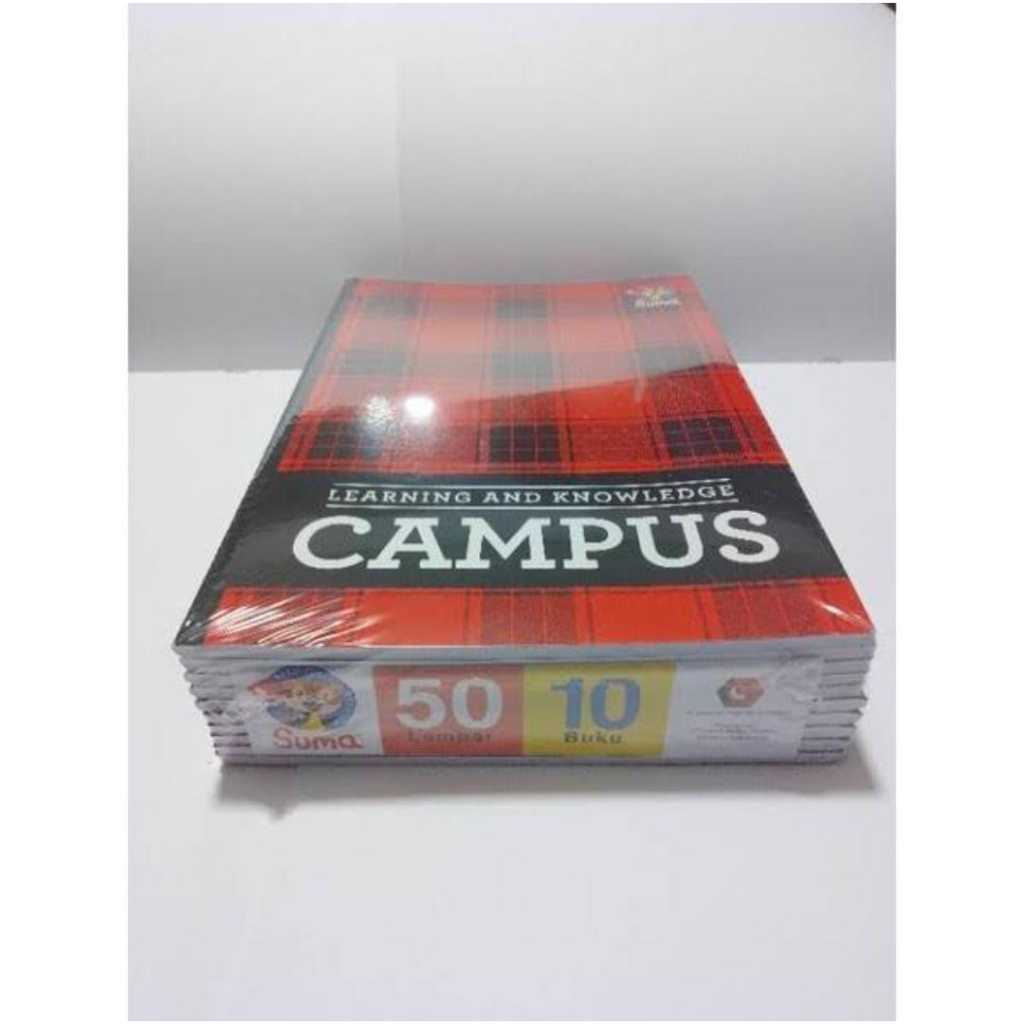 

Ay00! Buku Tulis Suma 50 Lembar - 1 Pack Isi 10 Buku, Buku Tulis Berkualitas dan Hemat