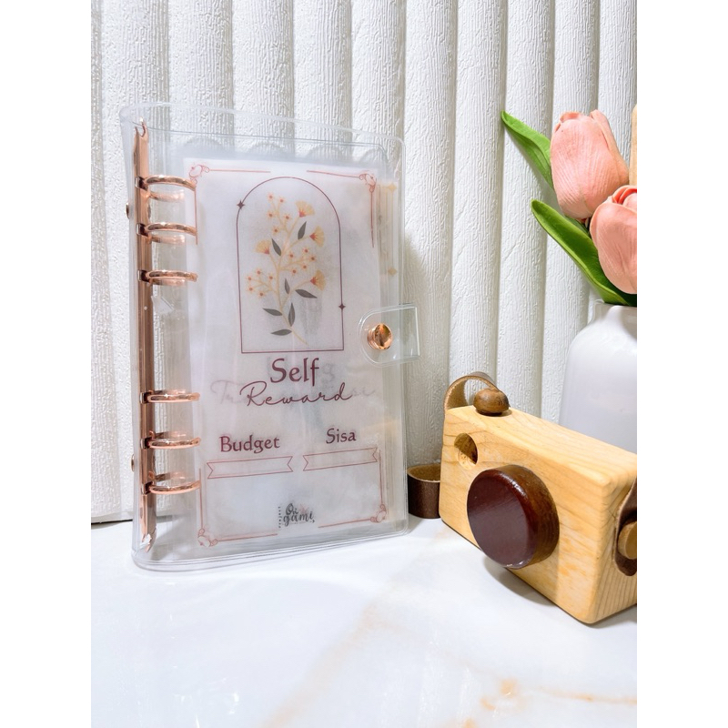 

[Dapat Binder] Paket Budgeting A6 clear anvelope 10pcs free cover termasuk binder