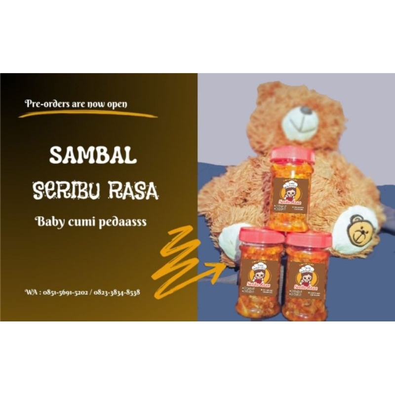 

SAMBAL CUMI PEDASSS 150ML #SAMBAL CUMI SURABAYA