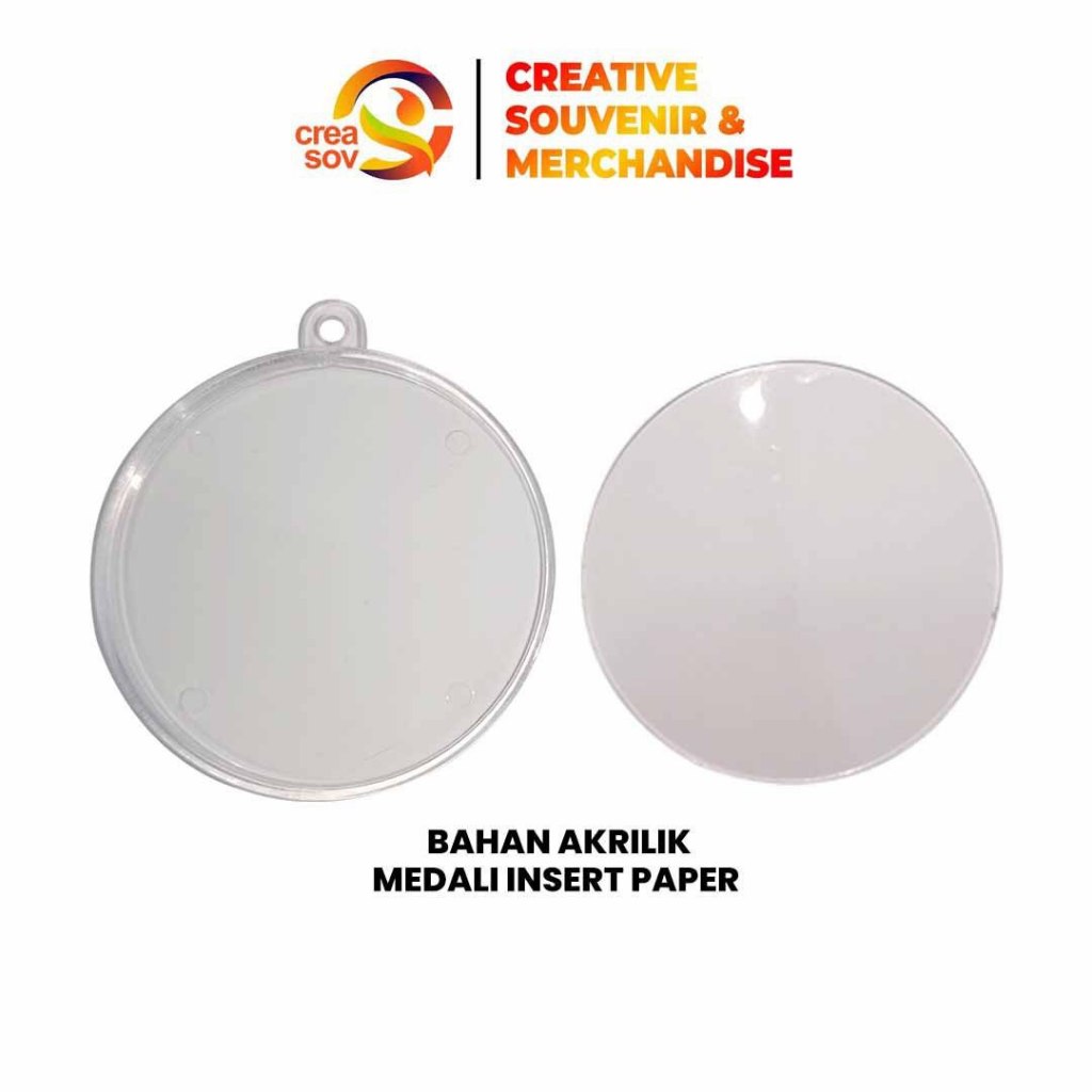 Creasov, Bahan Medali Akrilik Wisuda TK, Diameter 6,5 Cm