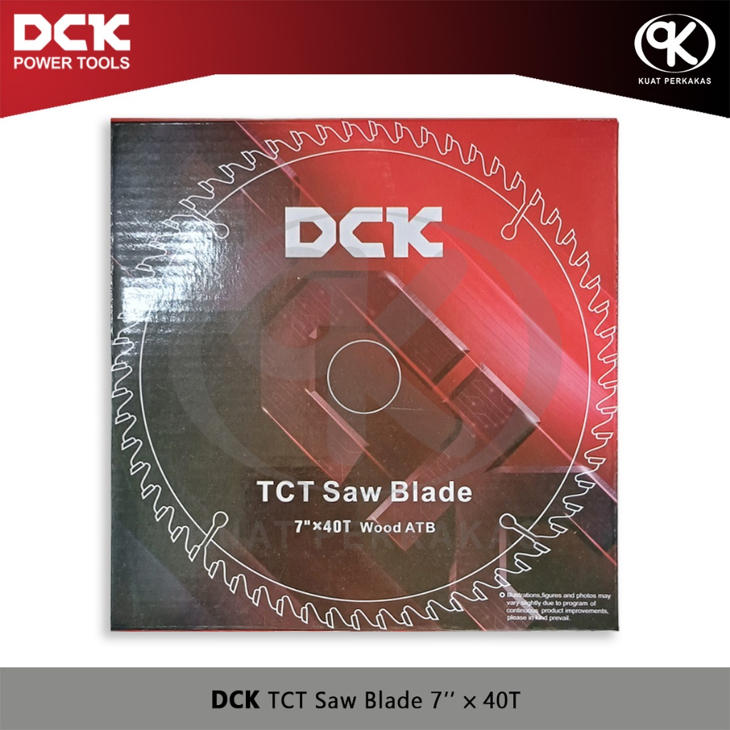 Saw Blade TCT 7" DCK Mata Potong Kayu 180mm Circular Saw