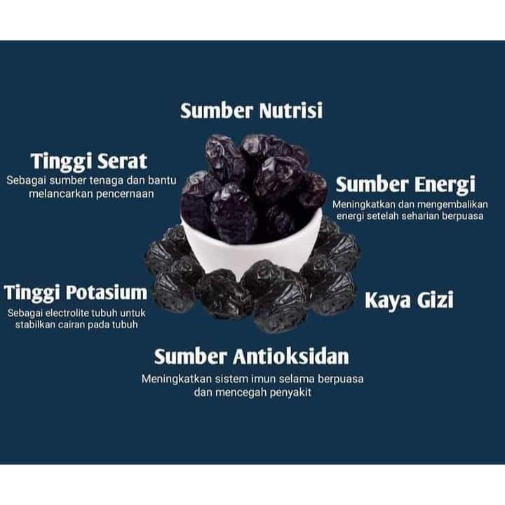 

Kurma Ajwa kurma Nabi enak legit hitam penangkal sihir