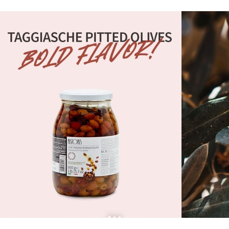 

Taggiasche Pitted Olives 650gr - Ristoris