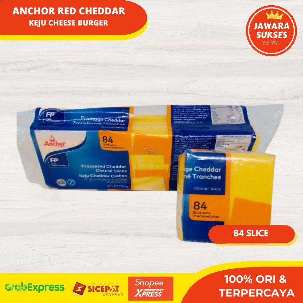 

Keju Burger Anchor Red | Orange Cheddar | Burger Slice Keju Slices | Keju 84S