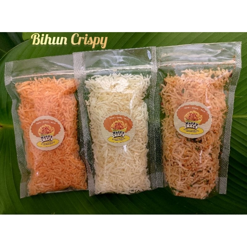 

BIHUN KRIUK CRISPY KEMASAN POUCH 50 Gram ENAK MURAH HALAL