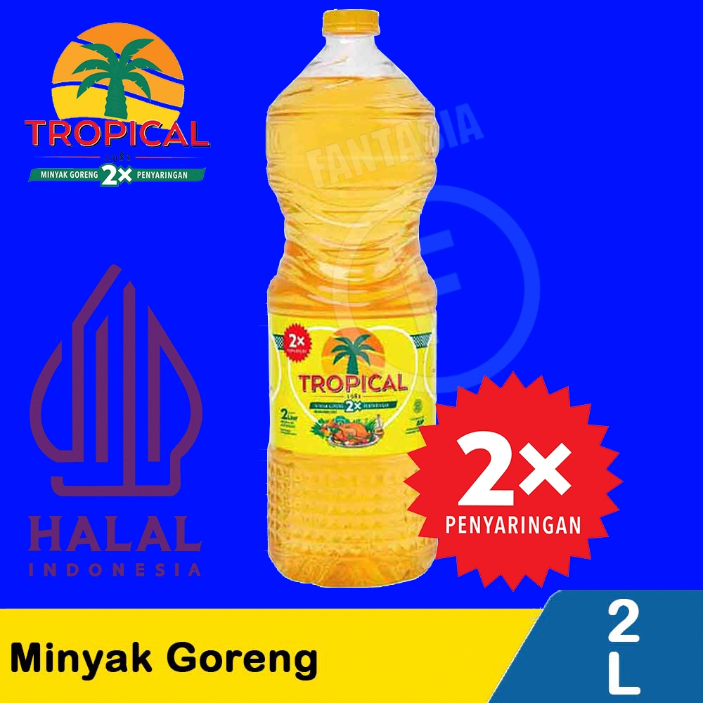 

Tropical Minyak Goreng Premium Botol 2L FUN CORNER DENGAN PAKING AMAN