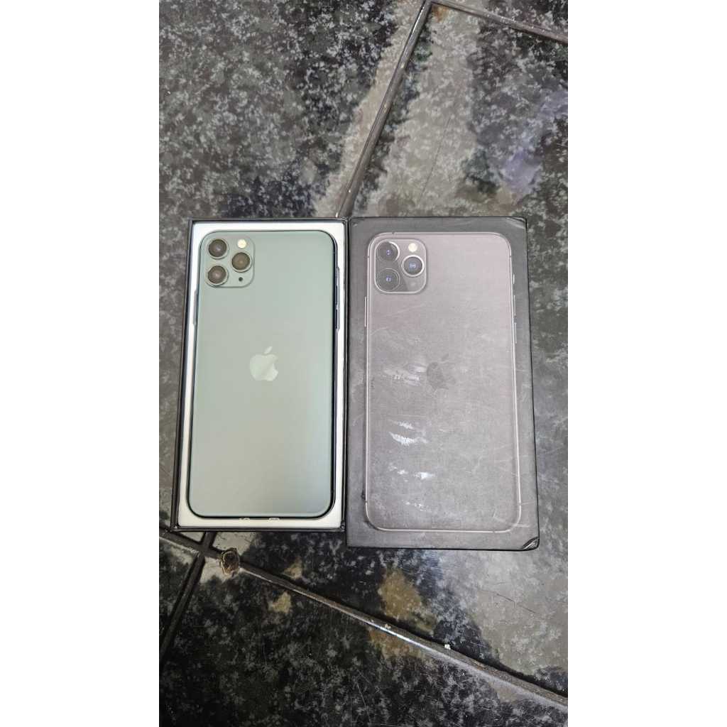 Iphone 11 pro max 256gb fullset bh 90% ex inter