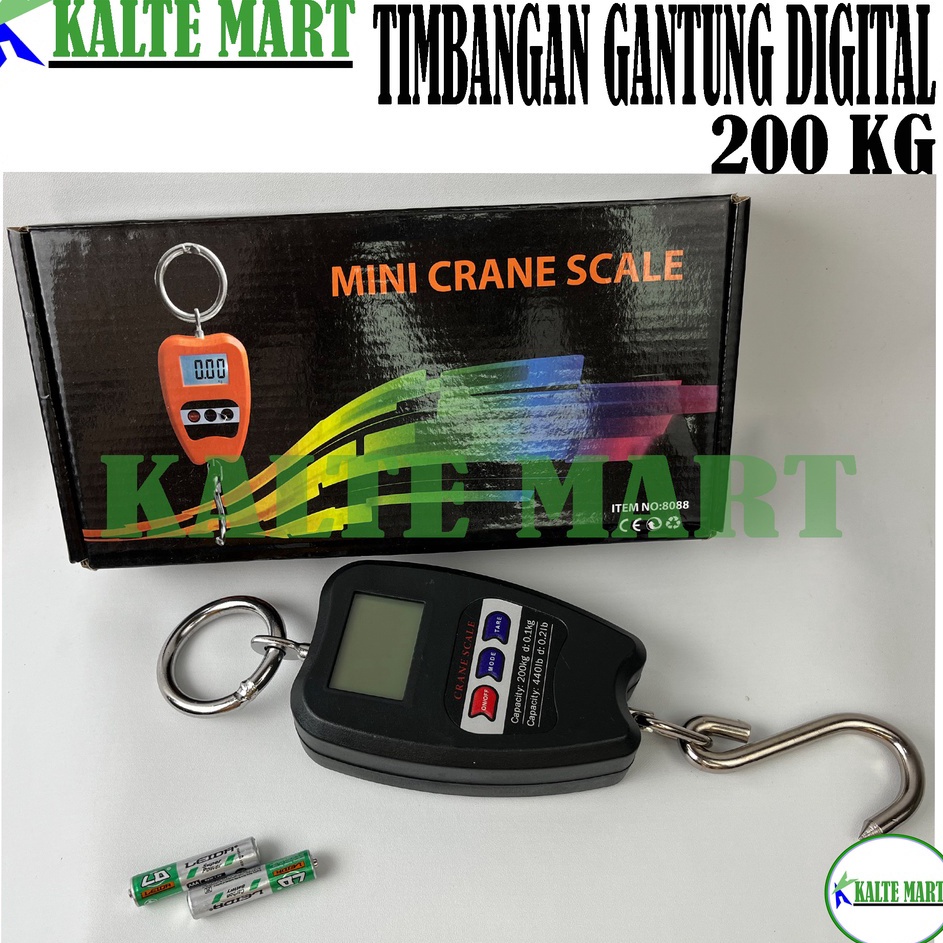 Timbangan Gantung Digital 2Kg Timbangan Gantung barang 2Kg