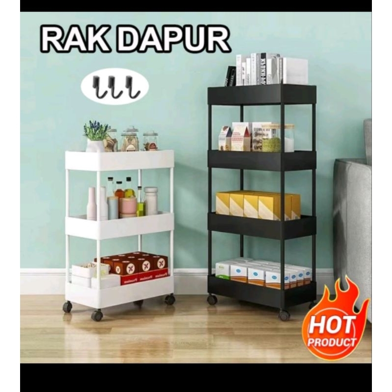 (HSMMM) RAK 4 TINGKAT BEDOLA / RAK YEYE SERBAGUNA 4 SUSUN / RAK BEDOLA SERBAGUNA 4 SUSUN / RAK TROLE