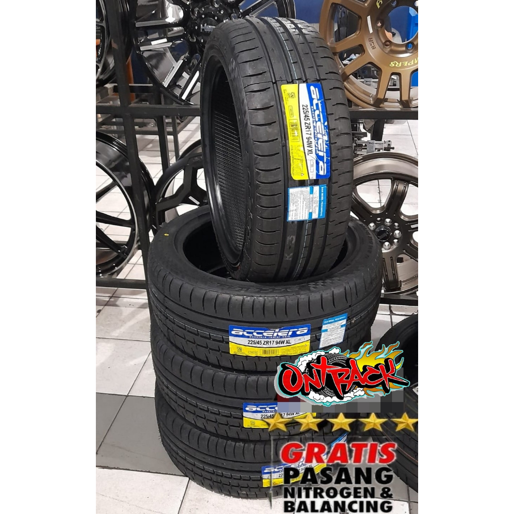Ban Tubeless ACCELERA 225 45 Ring 17 Ban PHI 225/45 R17 - Gratis Pasang