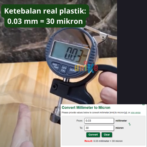 Ampirono_Mriki 0.5 Kg Plastik Opp Tebal / Plastik Buket / Plastik Parcel Bening 1/2 Kilo Bungkus