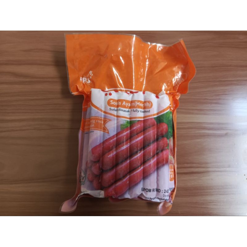 SOSIS SALAM AYAM MERAH PENDEK 500GR