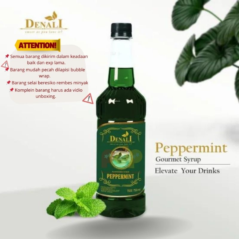 

Denali Syrup Peppermint 750ml / Sirup Denali Peppermint