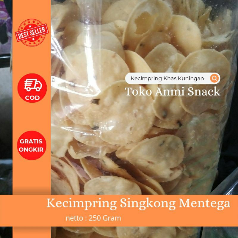 

Kecimpring Singkong Mentega Khas Kuningan 250 Gram