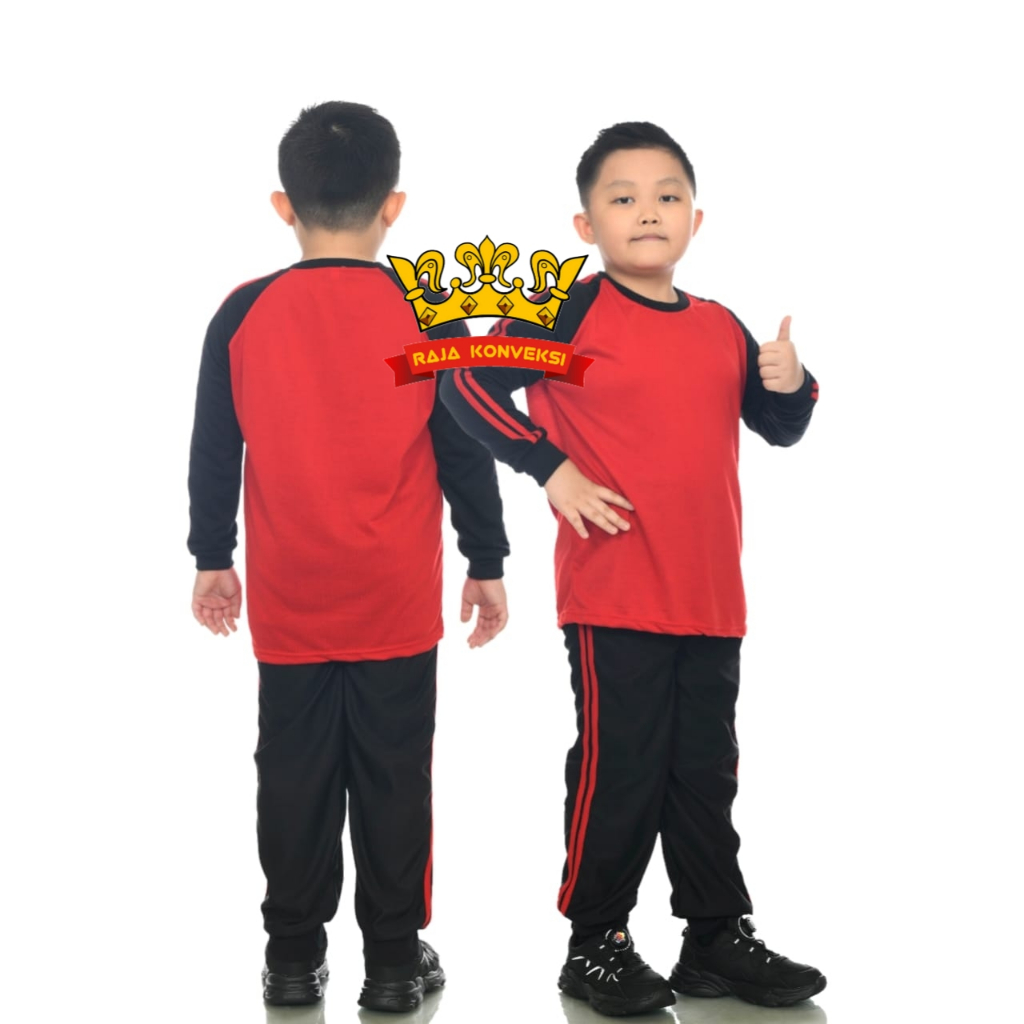 Setelan Olahraga Baju Dan Training Anak TK