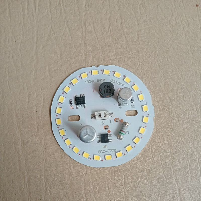PCB lampu LED 18watt diameter 53cm