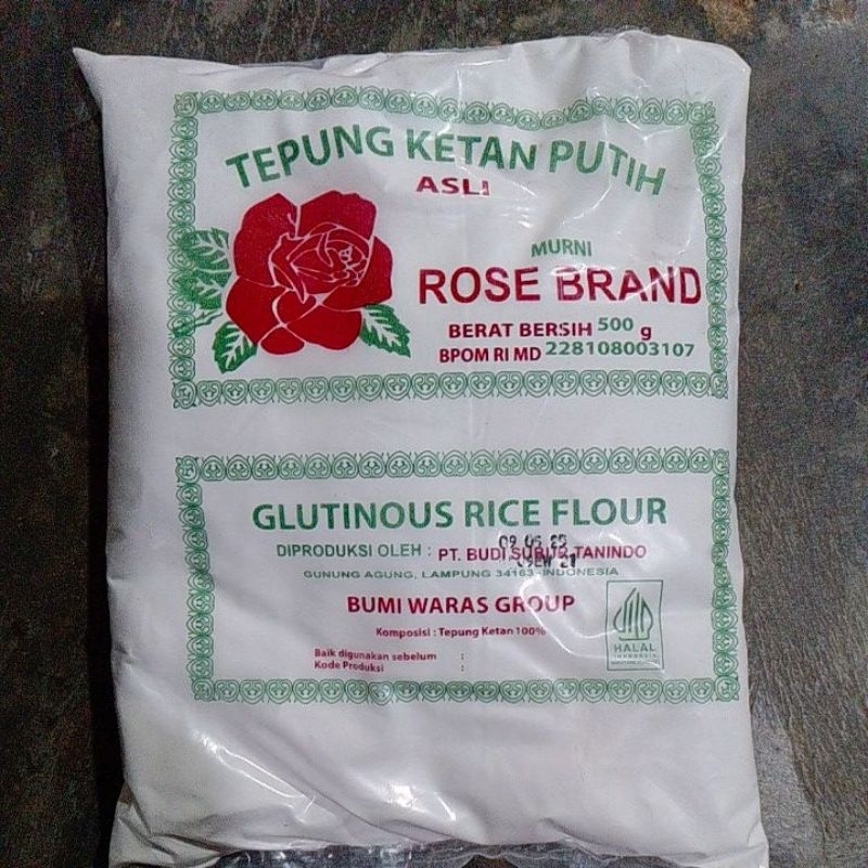 

Tepung Ketan Putih Rose Brand 500gr