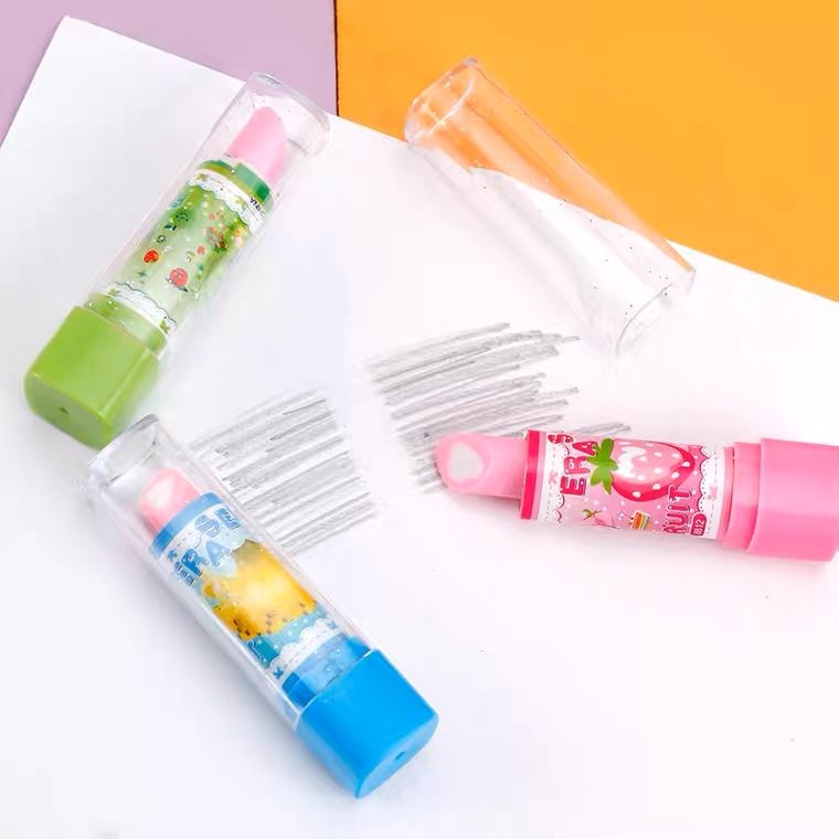 

Penghapus Bentuk Lipstik Beauty / Penghapus Pensil Bentuk Lipstik Warna Warni S5671