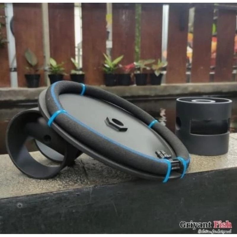 Tutup BD Kolam Koi + Uniring Aerasi Bottom Drain 2,5inch Bukan Matala