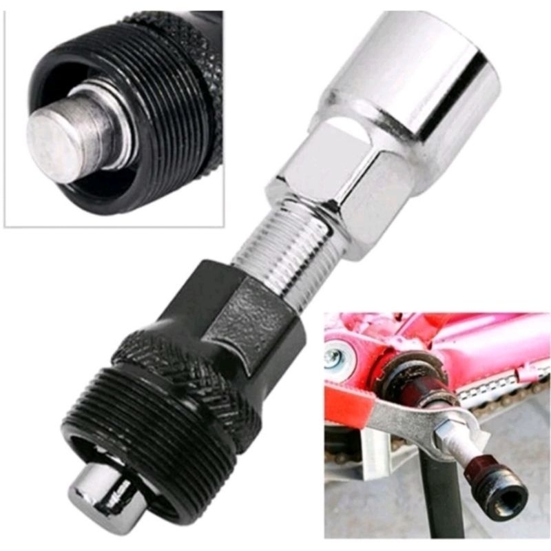 Kunci crank tracker crank extractor treker sepeda bb kotak octalink kunci buka pasang crank arm sepe