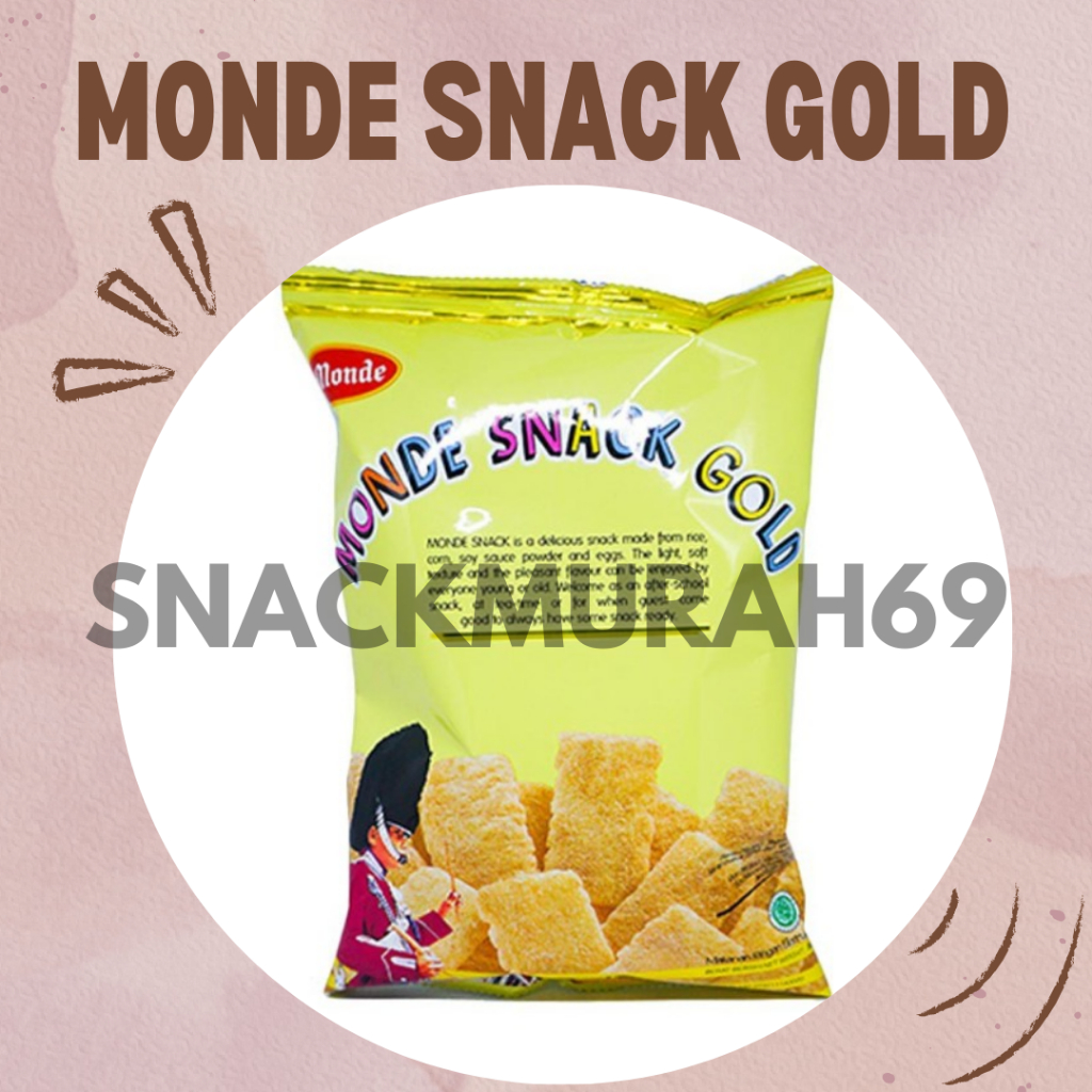 

Monde Snack Gold Kemasan 30 gram | Makanan Ringan