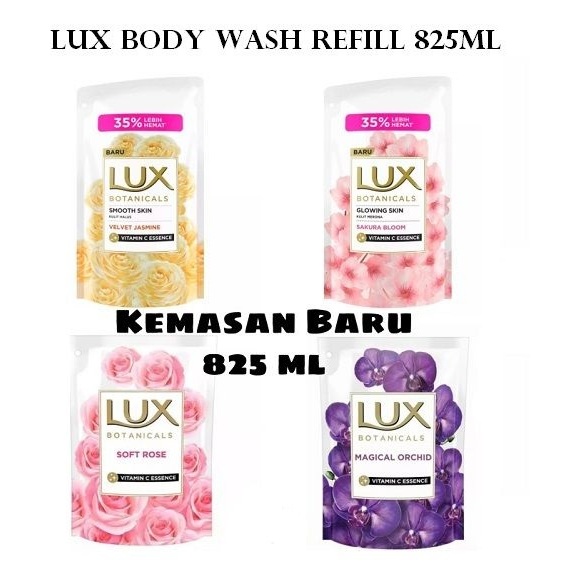 Lux Botanicals Sabun Cair 800 ml All Varian - Sabun Mandi Cair Lux 800 ml #UNI