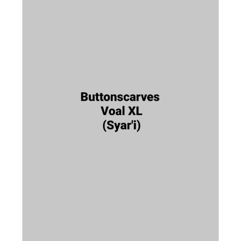 Buttonscarves Voal XL