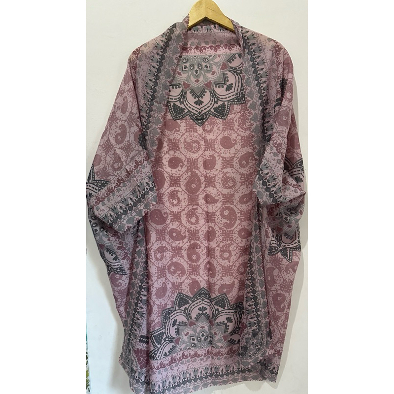 Preloved | Cardigan Motif batik