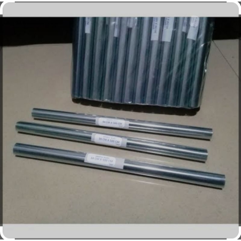 

Sampul buku gulungan plastik mika ukuran 34 cm