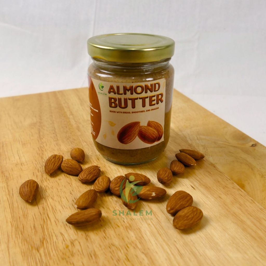 

Shalem Almond Butter 220gr Original Unsweetened - Vegan, Gluten Free, No Sugar, no Oil