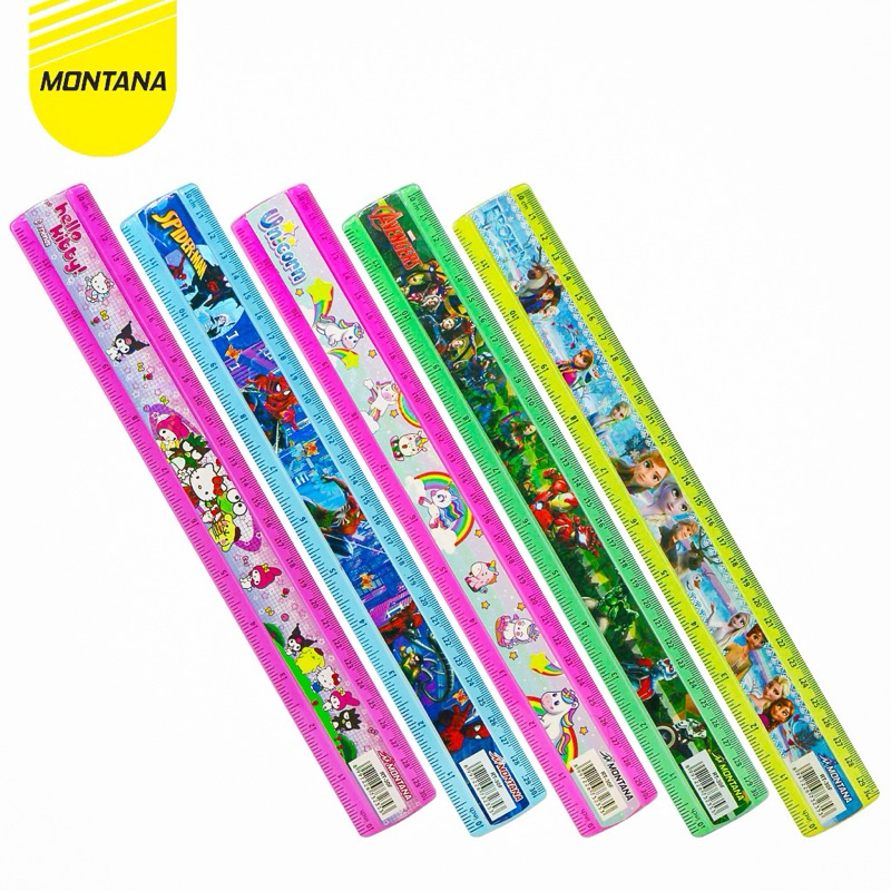 

Montana Penggaris Acrylic RT-30F 30 Cm Karakter - 1 Pcs