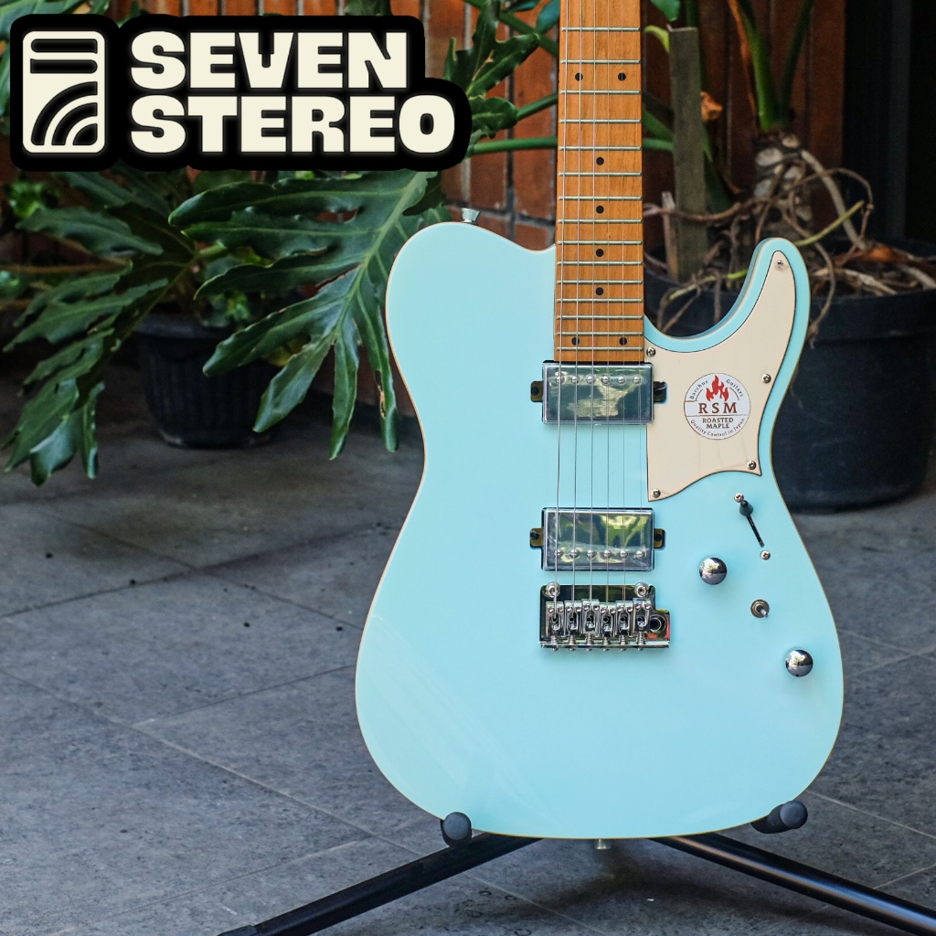 Bacchus TAC24 STD-RSM/M Sonic Blue Roasted Maple Electric Guitars