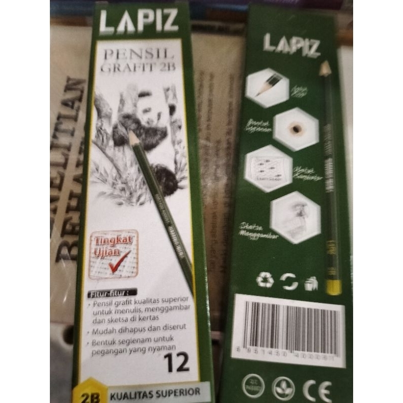 

1 Kotak Isi 12 Pensil Lapis Dll Pensil 2B