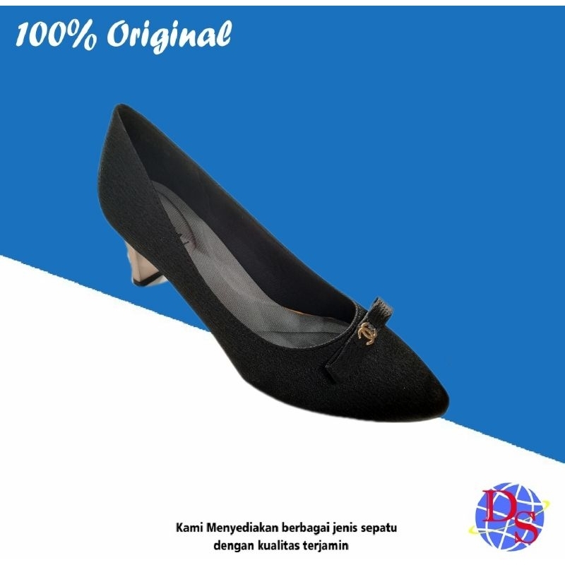 Sepatu Heels Wanita Kokowai CM 21 Hitam Sepatu Heels Pesta Sepatu Heels Kerja
