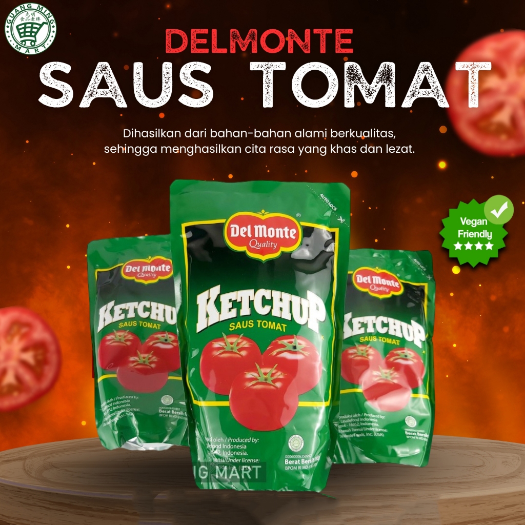 

DELMONTE SAUS TOMAT / Ketchup Sauce 1 KG