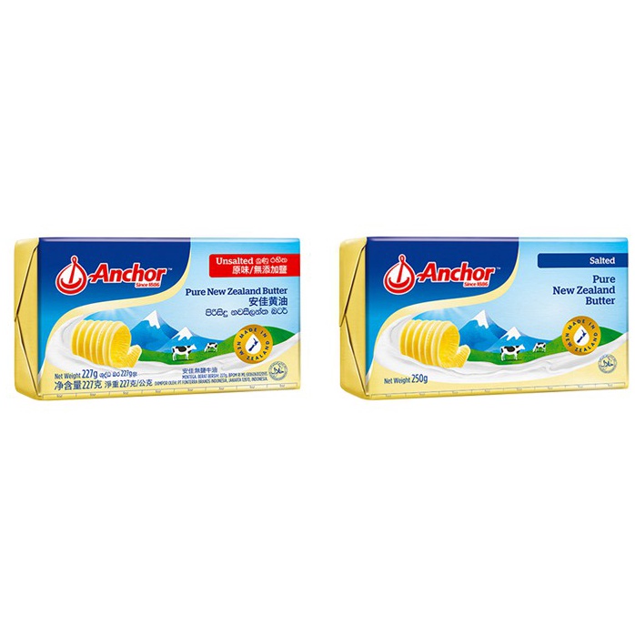 

KODE PRODUK WTBQN7549 ANCHOR SALTED UNSALTED BUTTER MENTEGA 227 Gram