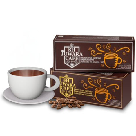 

GOLD KOPI SH JUWARA CAFE 3 IN 1 - KOPI KESEHATAN - KOPI GANODERMA - KOPI JUWARA DENGAN GULA