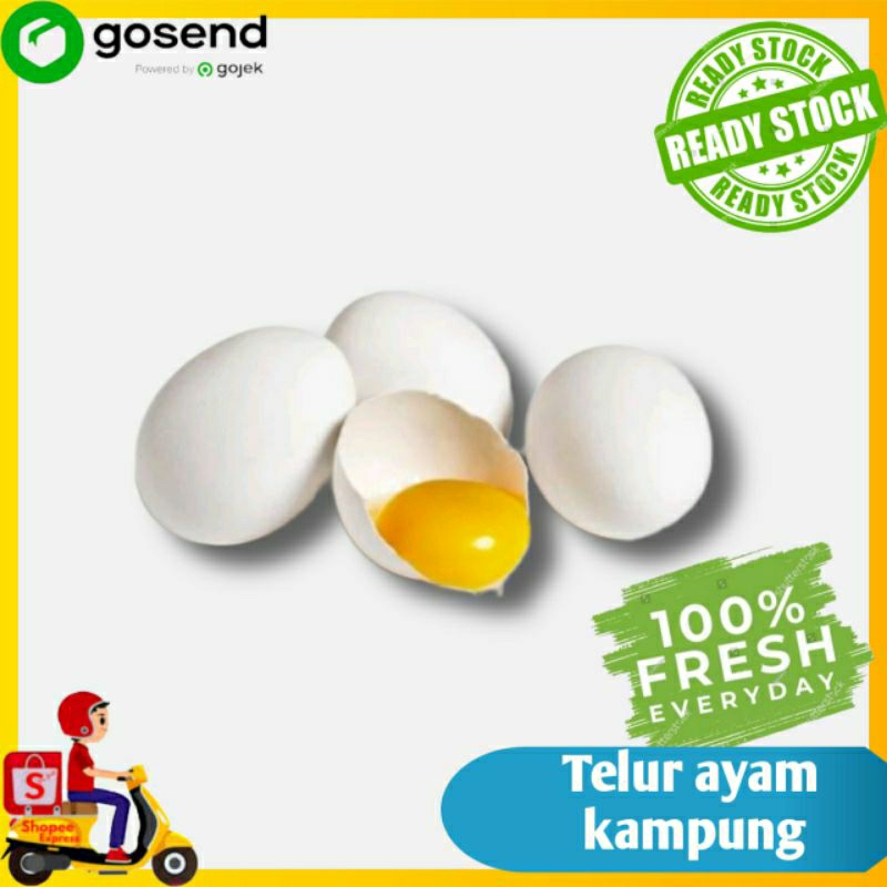 

Telur ayam kampung - sayur segar - Tukang sayur palembang