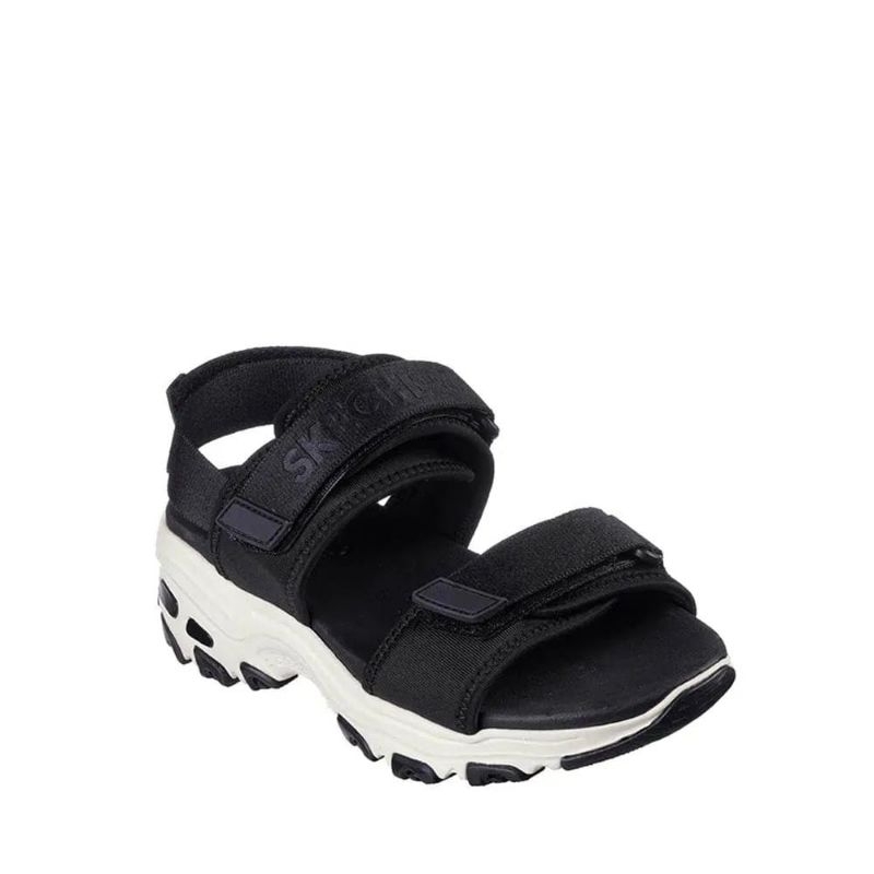 Sepatu Sandal Skechers Arch Fit Sendal Tali Strap Wedges Wanita Cewek Original Kekinian